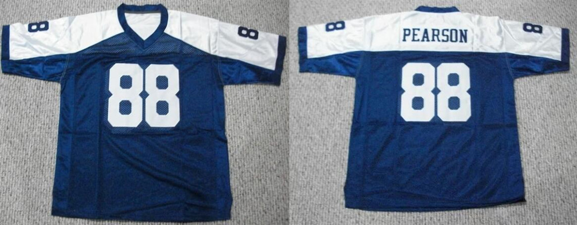 Men's Dallas Cowboys #88 Drew Pearson Navy White Stitched Football Jersey